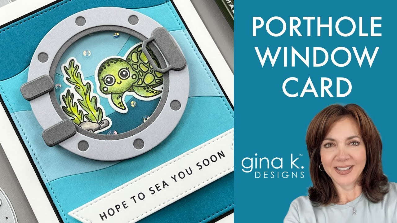 Porthole Window Card- Easy To Make!