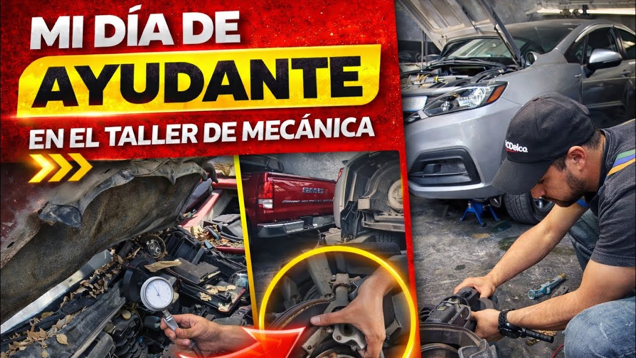 Mi primer día como AYUDANTE de MECÁNICO 👨‍🔧 ⚙️
