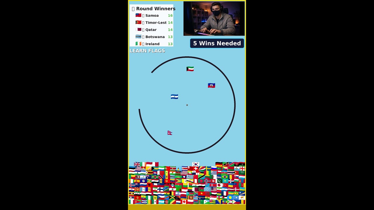 🏁 Flag Elimination Battle | 5 Wins to be Champion! 🏆
