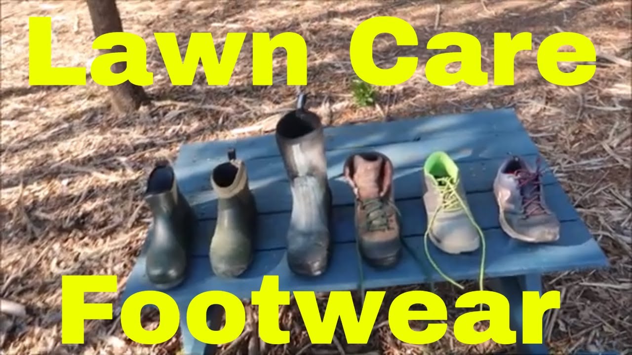 Lawn Care Footwear Review - Comparing Different Shoes and Boots