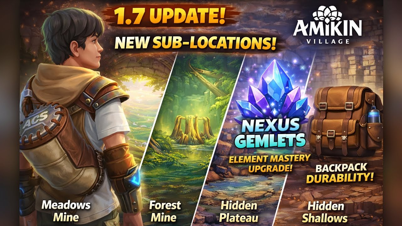 😱 AMIKIN VILLAGE - UPDATE 1.7 GUIDE AND EXPLANATION EVERYTHING 🤫 | 196
