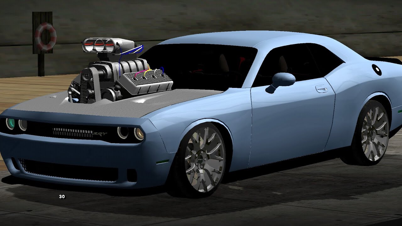 DODGE CHALLENGER DEMON + REAL SOUND / DFF ONLY , GTA SA ANDROID