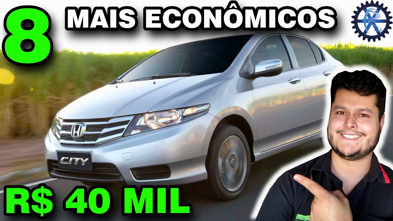 8 MELHORES CARROS ECONÔMICOS até 40 MIL REAIS [PARTE 2]