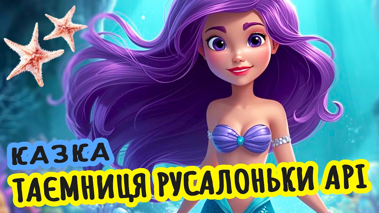 🧜🏻‍♀️ Що приховує Русалонка Арі? Чарівна казка для дітей на ніч! 🌙