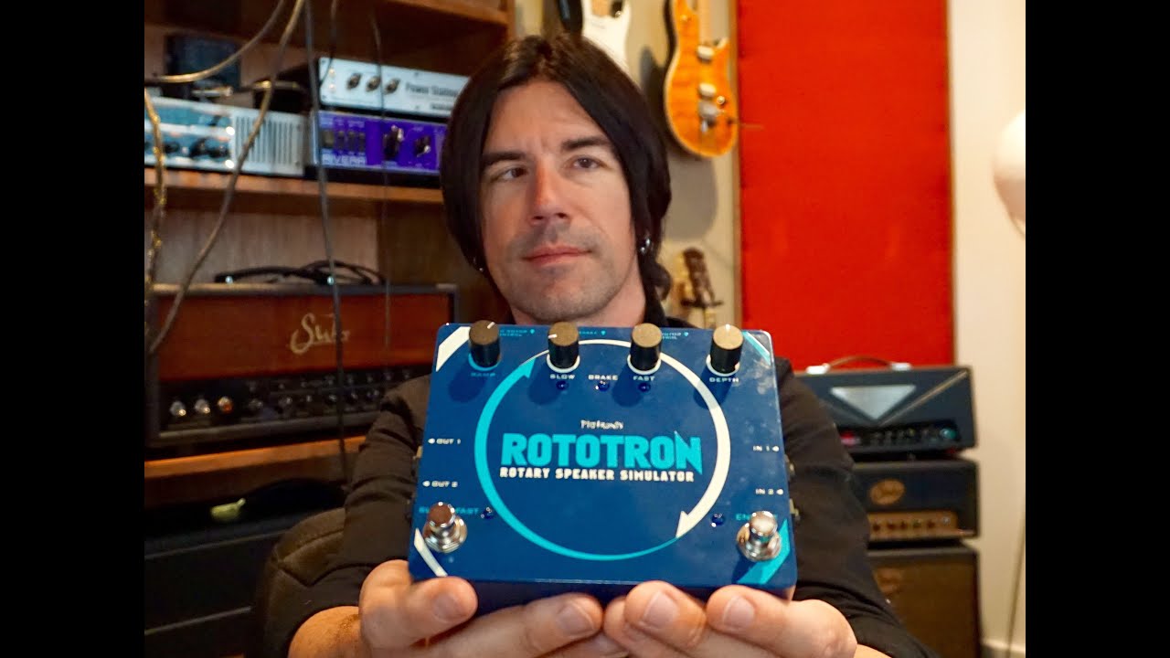 Pigtronix Rototron rotating speaker simulator, demo by Pete Thorn