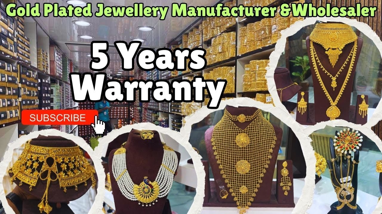 Gold Plated Jewellery Wholesale | Semi Forming Jewellery Original Manufacturer In Kolkata Barabazar