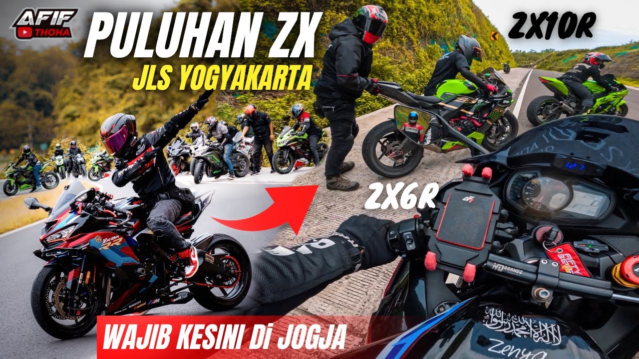 TOURING WAJIB YOGYAKARTA‼️VIBES JLS GUNUNG KIDUL EMANG GAK ADA OBAT🔥BARENG PULUHAN ZX INDONESIA