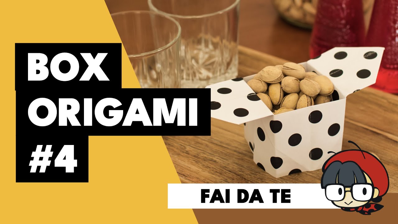 Come fare un porta snack con la carta Origami Giapponesi - Tutorial facili fai da te