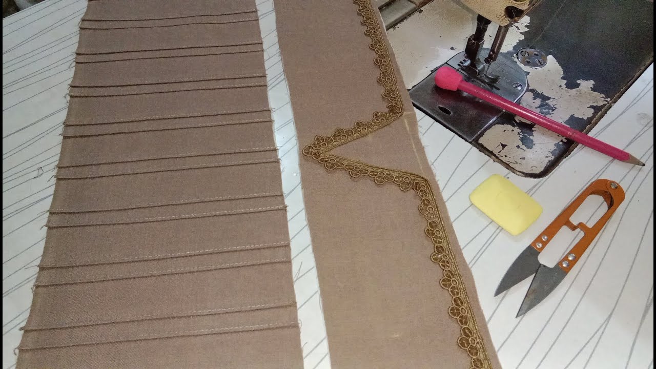 Trouser Design Cutting And Stitching || New Trouser Bottom Design 2024