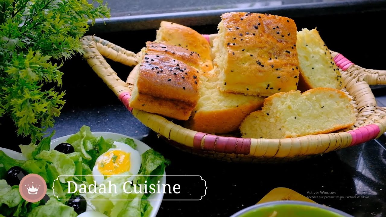 خبز الكوشة بالسميد و لا اروع👍😋 مقادير مضبوطة ،والطريقة سهلة جدا