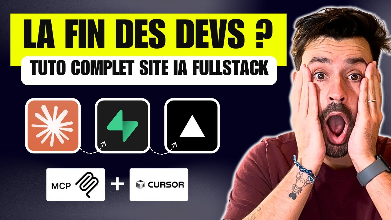 MASTERCLASS IA : Coder un Site Fullstack de A &agrave; Z (Tuto Cursor, MCP, Claude 4.5, Supabase, Vercel)