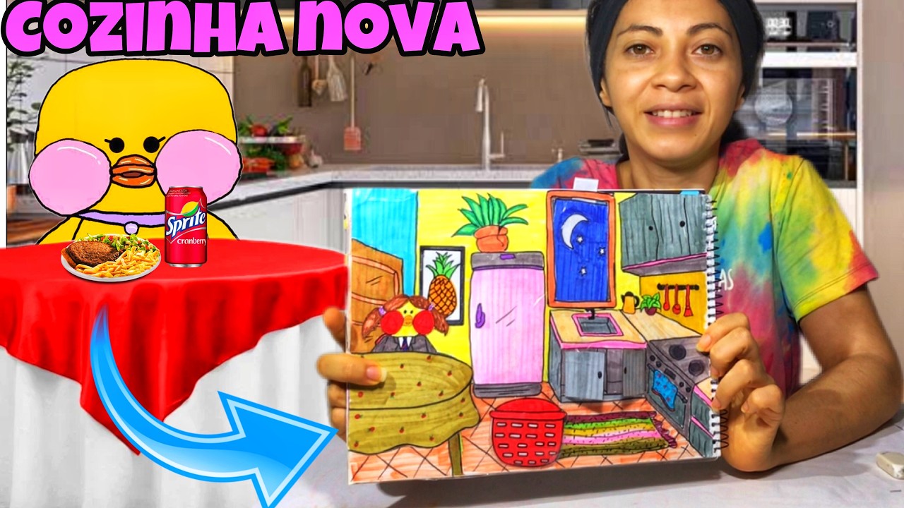 PAPER DUCK TÁ DE COZINHA NOVA PATO VIRAL DO TIKTOK lINDA E SIMPLES