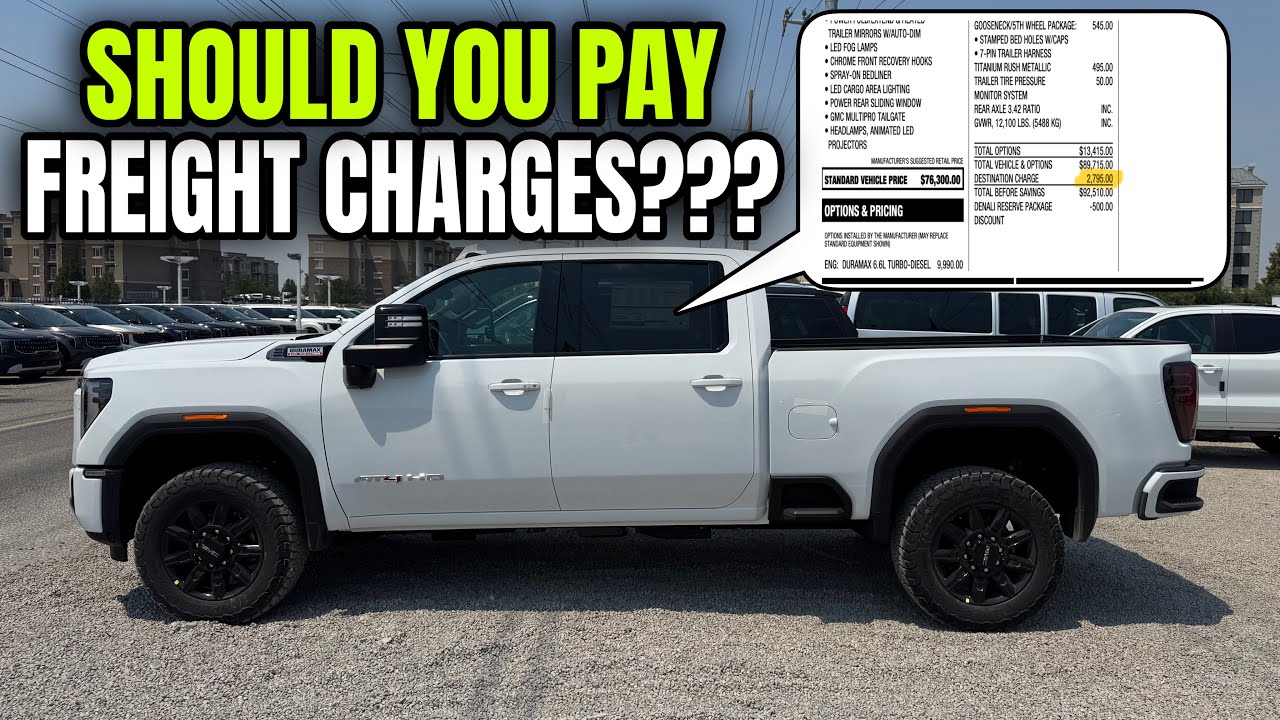 Should We Still Pay Destination Fees On New Cars Trucks And SUV&rsquo;s?
