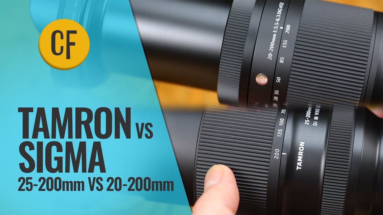 Sigma 20-200mm vs Tamron 25-200mm lens comparison