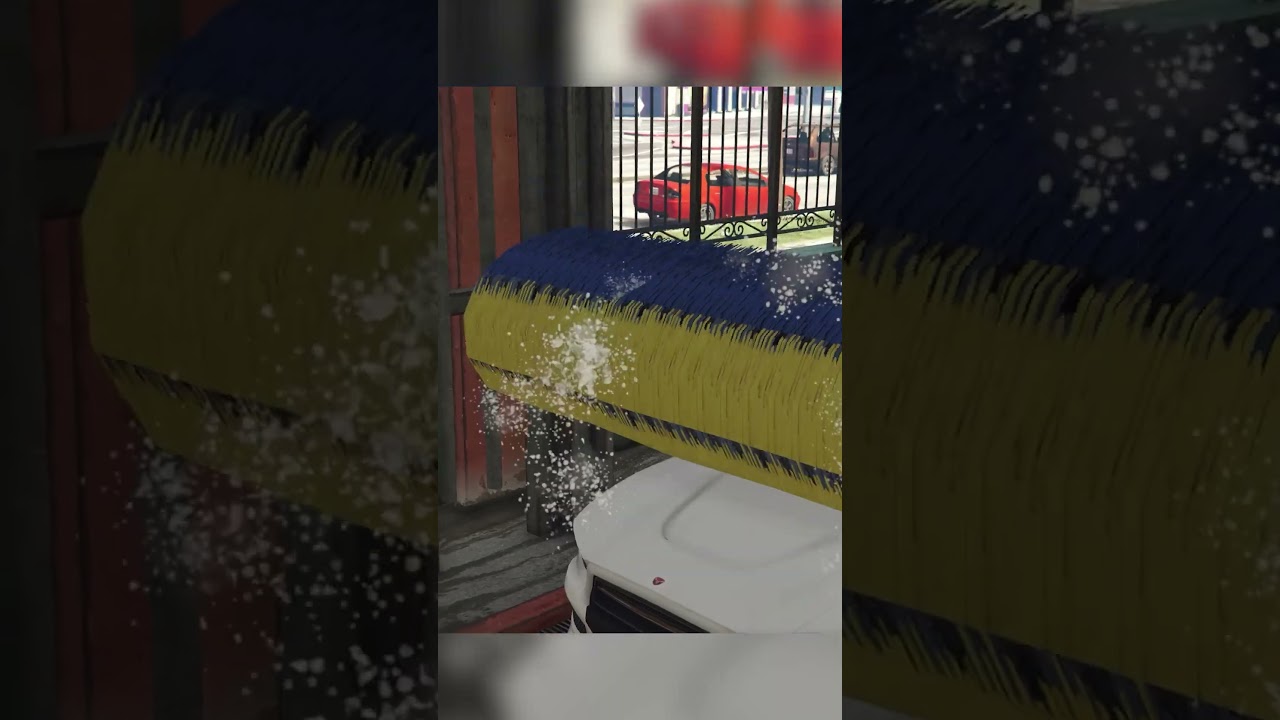 Crazy Car Wash Detail In GTA 5 #gta5 #gtav #gtaonline - DarkViperAU