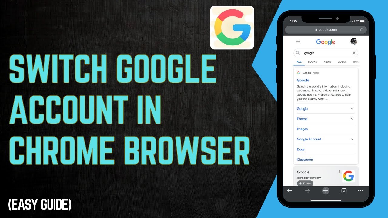 Как сменить учетную запись Google в браузере Chrome