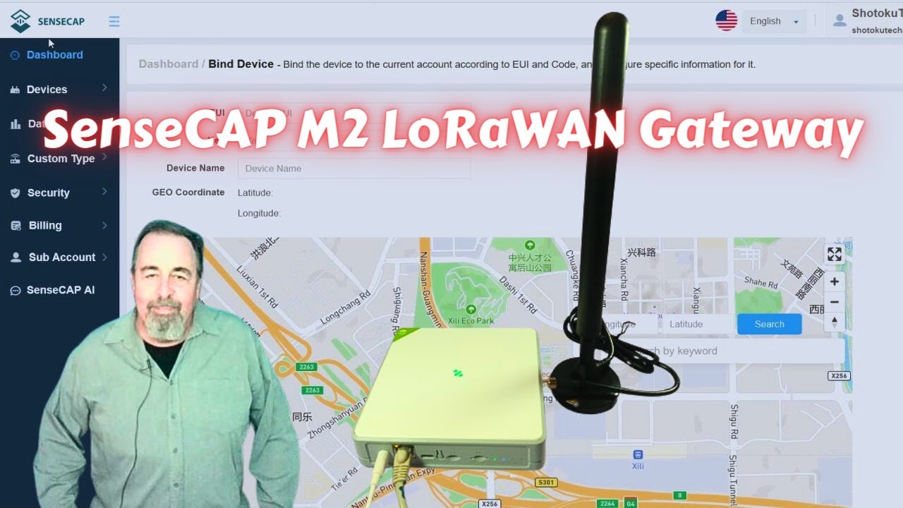 Начало работы: внутренний шлюз SenseCAP M2 LoRaWAN