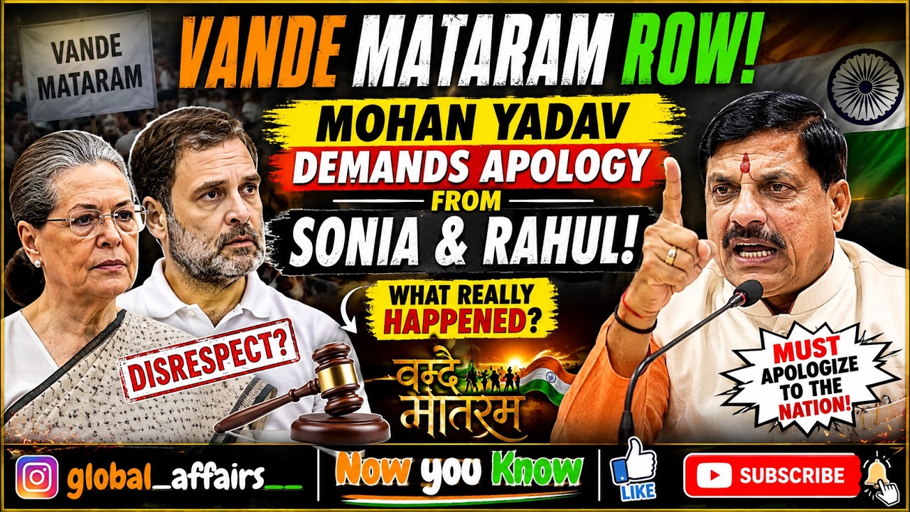 🚨 Sonia & Rahul vs Vande Mataram? Mohan Yadav Demands Answers! 😱
