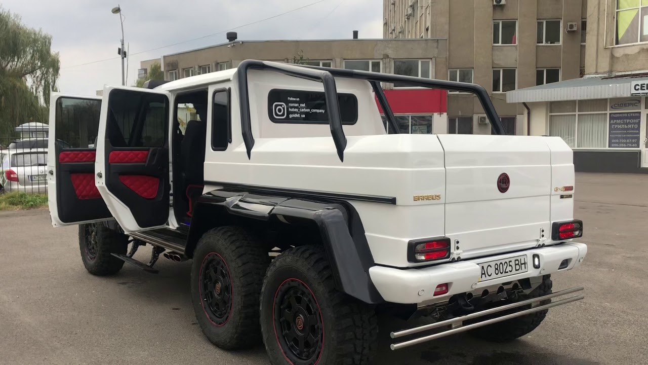 6x6 Mercedes-Benz G63 AMG W463 Brabus G700 Tuning parts replacement/short review