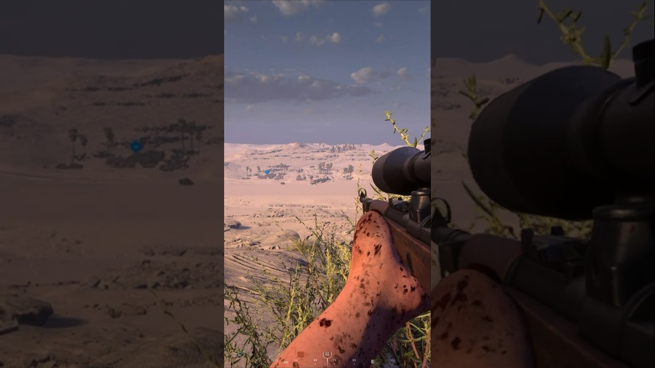 Long Distance Double Kill With The German Kar-98k Sniper Rifle - #hellletloose #gaming #headshot