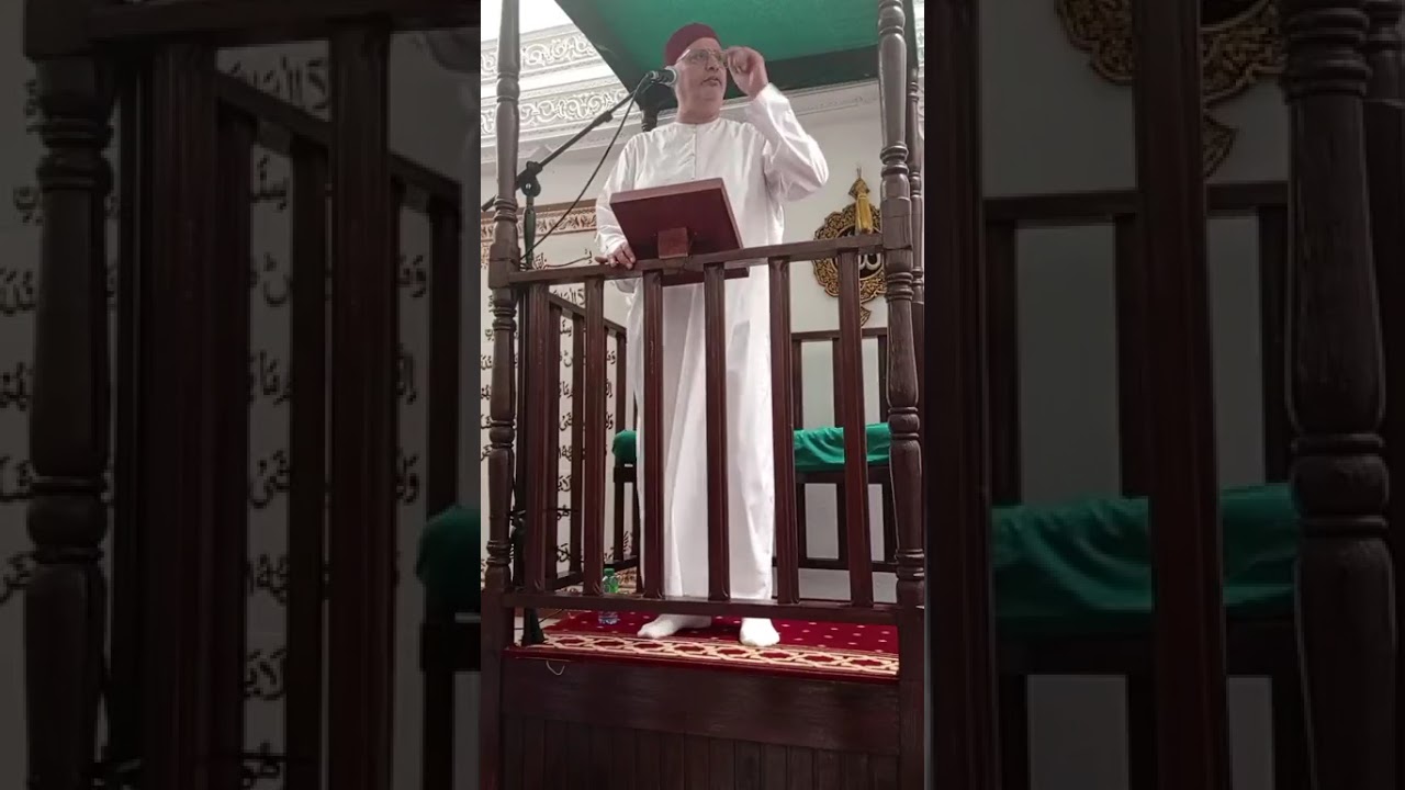 خطبة الجمعة بعنوان ( والله لا يحب الظالمين ) مسجد الأمة.