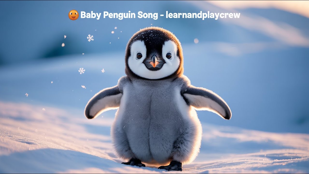 🐧 The Baby Penguin Song — Waddle, Slide & Snuggle! | Animal Songs for Kids | LearnAndPlayCrew