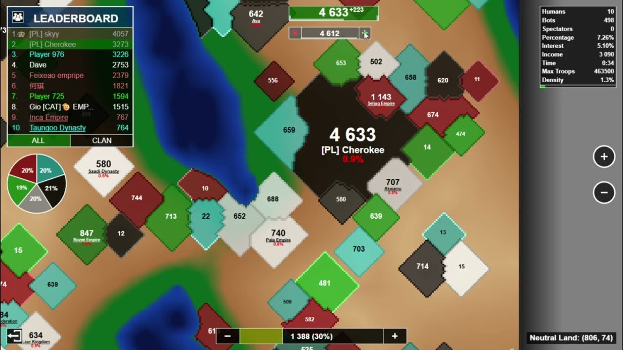 Could We Conquer 2 Maps? (3 Team Asia Map and 5 Team Desert Map)  - Territorial.io #territorialio