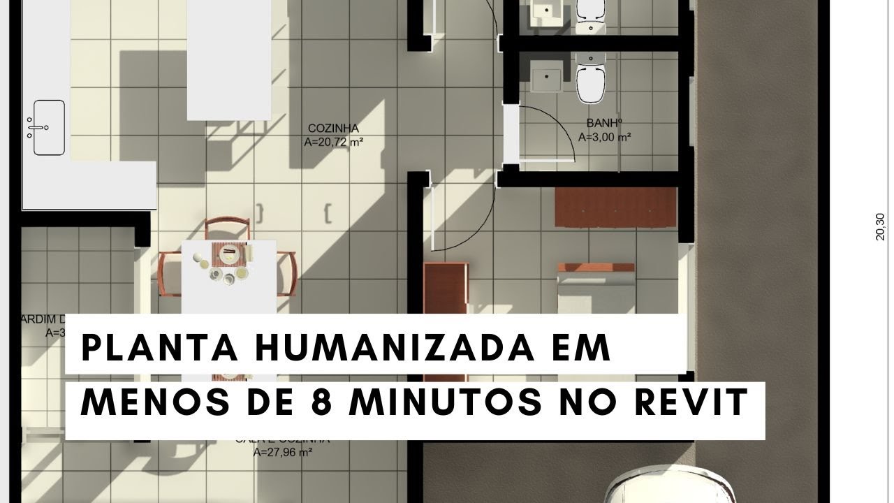 COMO FAZER PLANTA HUMANIZADA NO REVIT