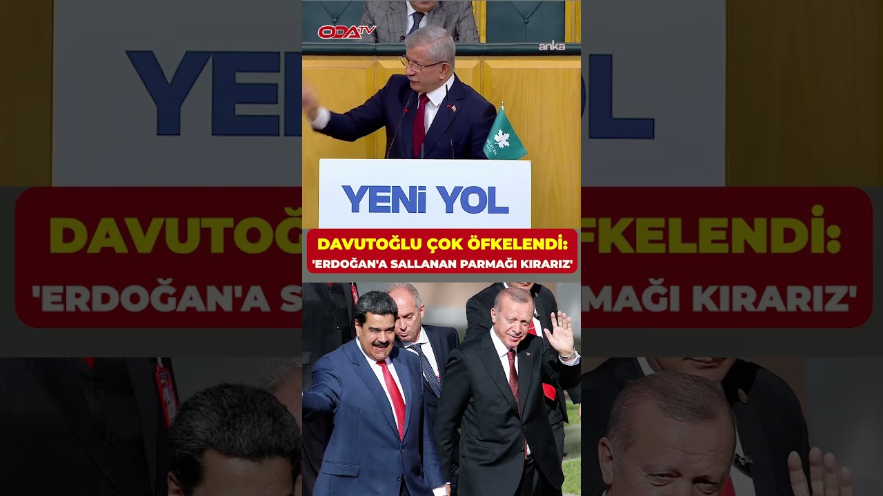 Ahmet Davutoğlu, Maduro operasyonu sonrası Cumhurbaşkanı Erdoğan'a yapılan tehditlere tepki g&ouml;sterdi