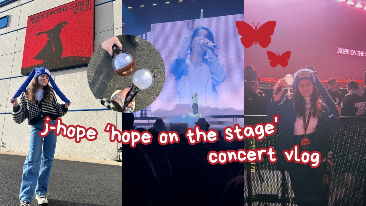 jhope 'hope on the stage' concert vlog in chicago