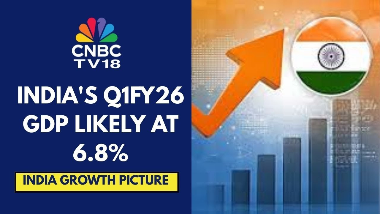 NSO To Release India's Q1FY26 GDP Today, CNBC TV18 Poll Sees India's Q1FY26 GDP At 6.8% | CNBC TV18