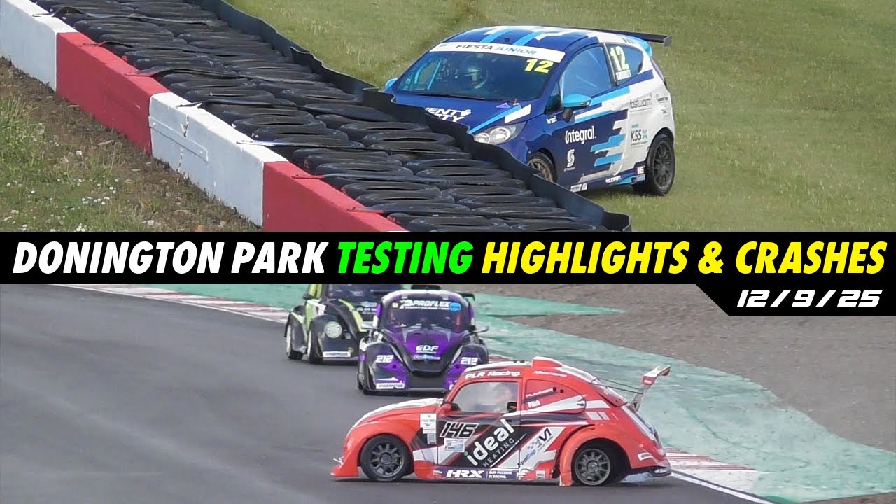 Donington Park Crashes/Highlights, Testing, 12/9/25