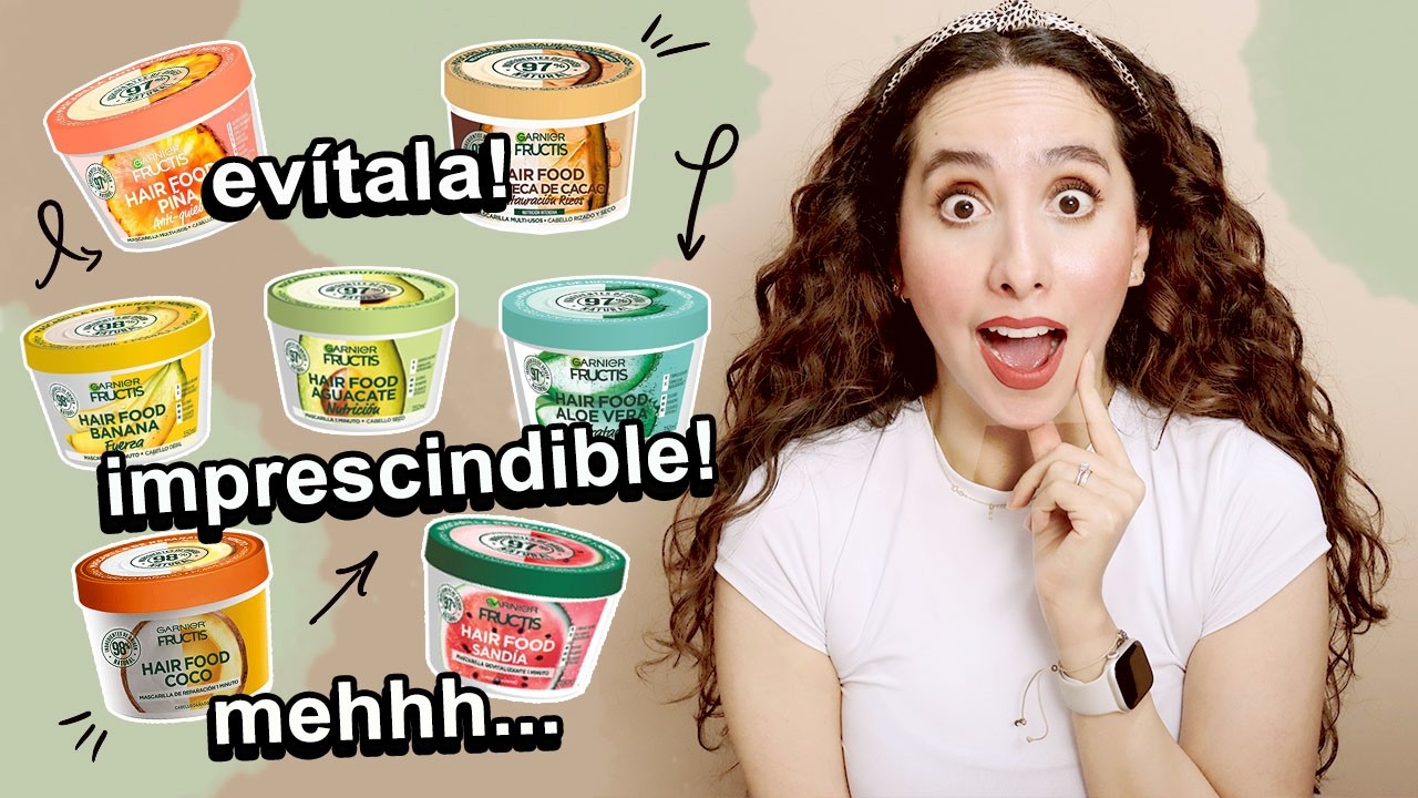 Ranking ACTUALIZADO Hair Food de Garnier 🍌🥥 Cuáles amo y cuáles ya no me gustan