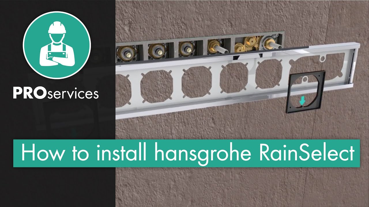 How to install hansgrohe RainSelect