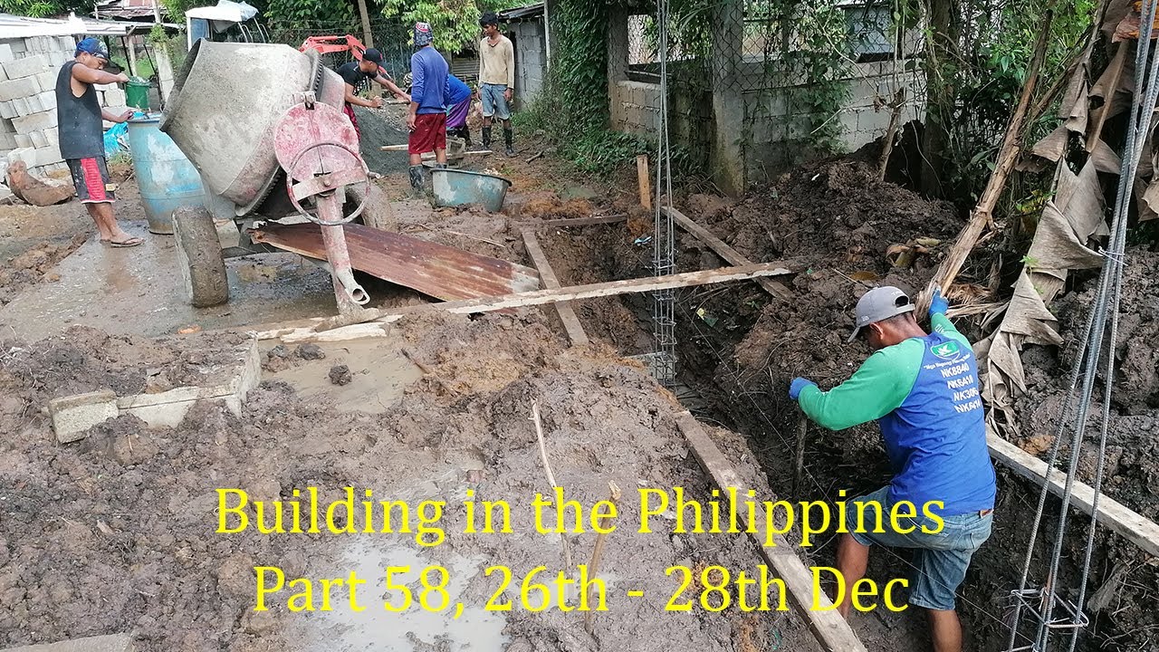 Building in the Philippines, Part 58, Continuing part of the boundary wall and outhouse.