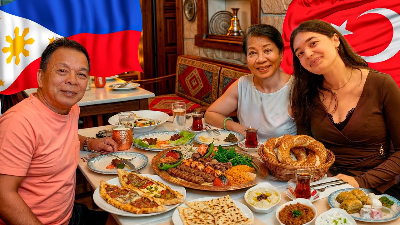 Filipino Grandma & Granddad Try Turkish Food 🇹🇷 for the First Time 🇵🇭