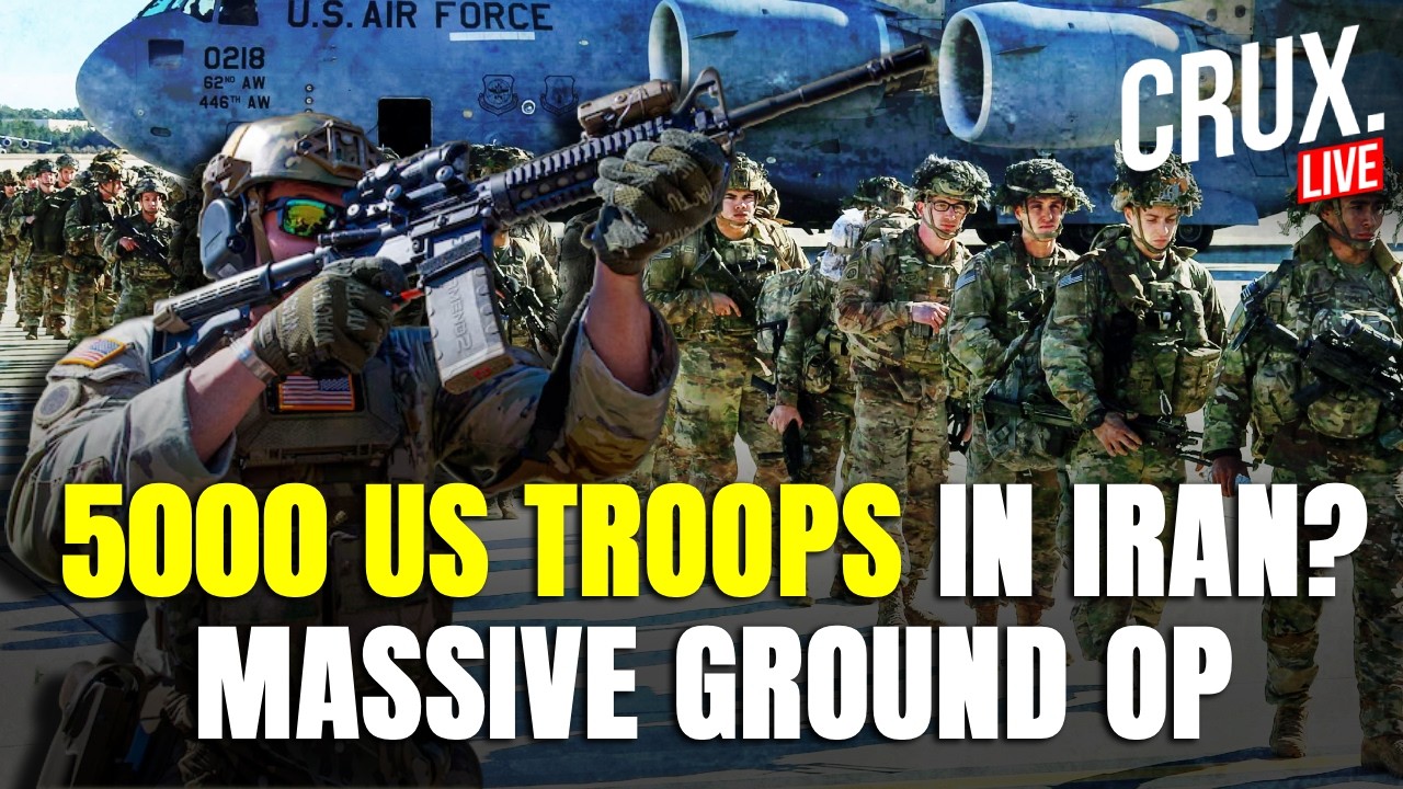 LIVE | US Ground Invasion In Iran? 3000 82nd Airborne Division Troops Joining Thousands Of Marines