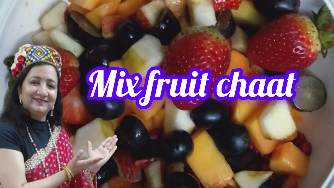 Mix fruit chaat...