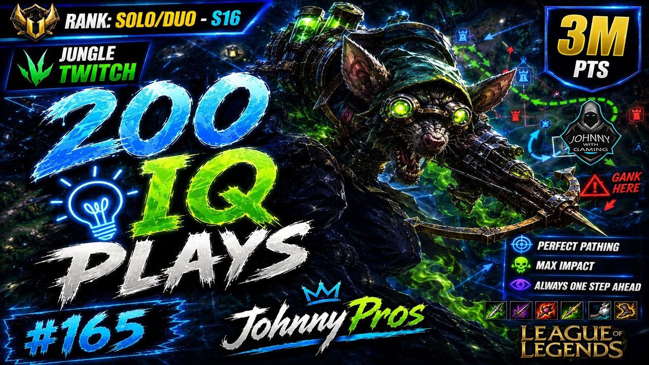 LOL The Plague Rat Twitch Jungle AD 3 Million Mastery Points | Season 16 | Gameplay 165 (2026)