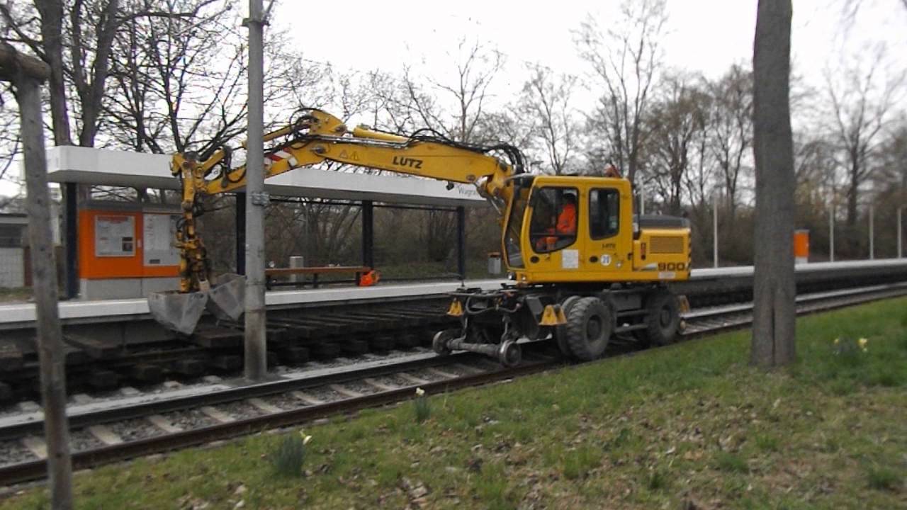 Zweiwege bagger in einsatz  LIEBHERR 900 lutz  Rail