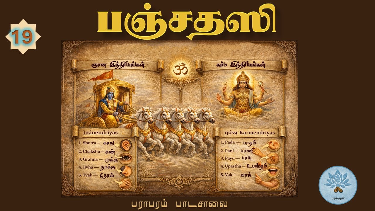பஞ்சதஸி - பூத விவேகம் (வகுப்பு - 19) Panchadasi - Class.19.