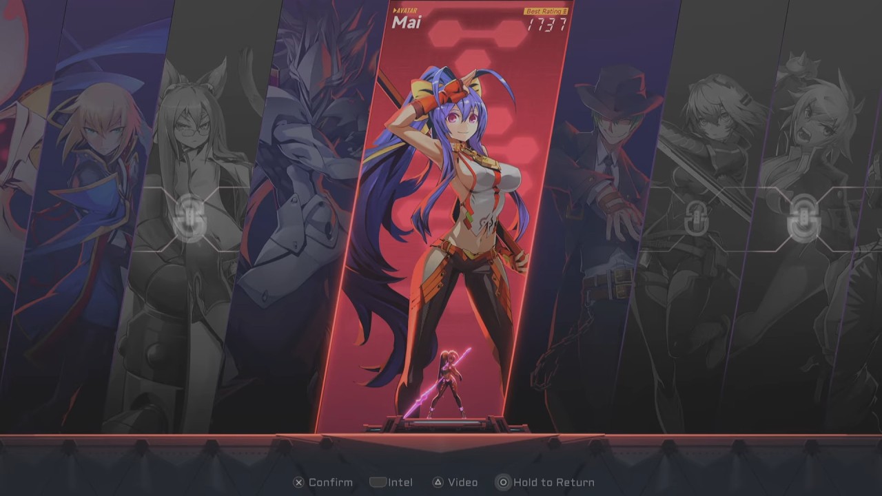 BlazBlue Entropy Effect X_Mai Natsume gameplay