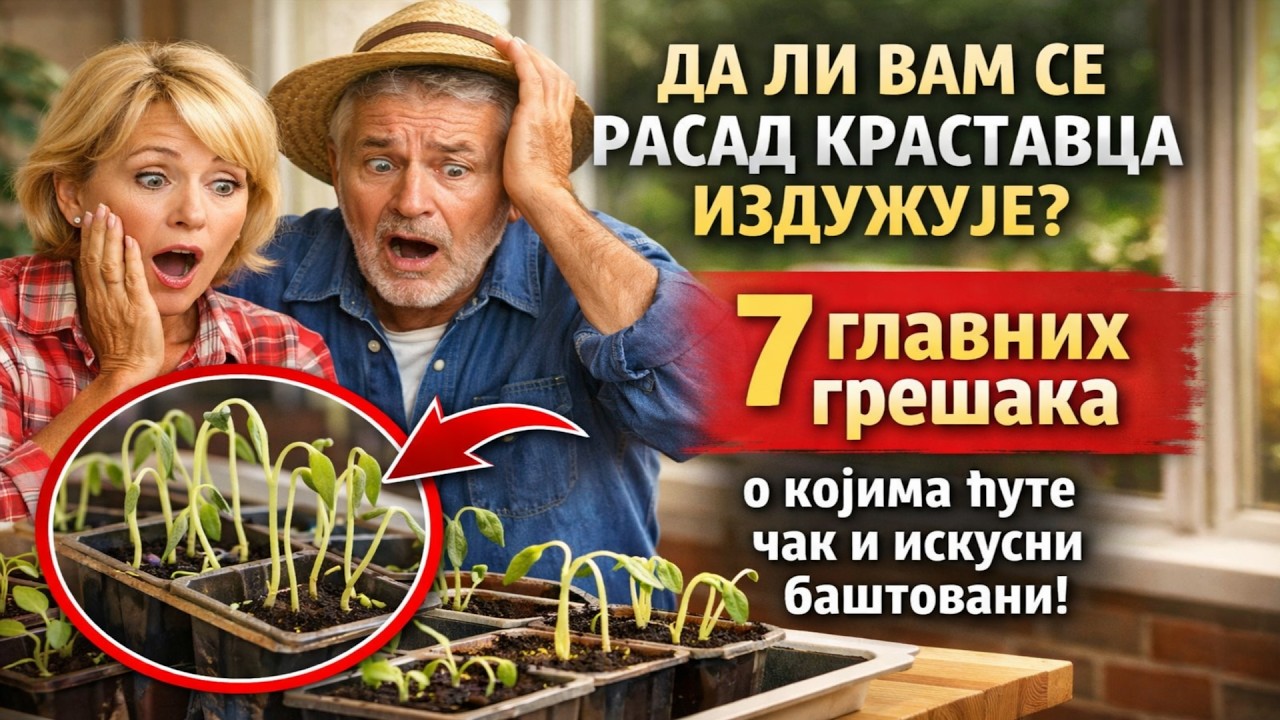 ДА ЛИ ВАМ СЕ РАСАД КРАСТАВЦА ИЗДУЖУЈЕ? 7 главних грешака о којима ћуте чак и искусни баштовани!