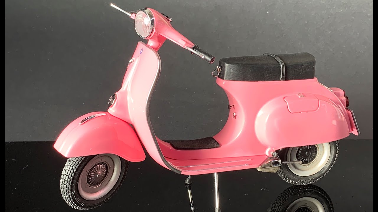 [Полное строительство] Vespa 125 Primavera сделать его 1/9 Шаг за шагом построения (Italeri)