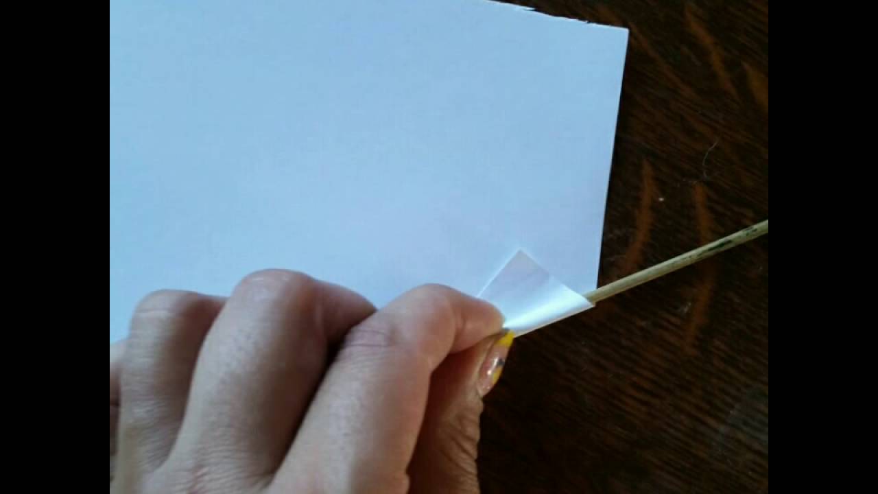 Papier r&ouml;llchen drehen
