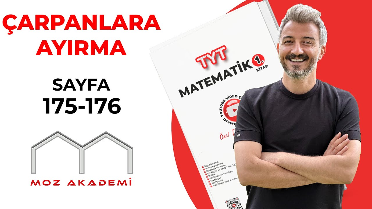 TYT MATEMATİK l 66.Video l Sayfa [ 175-176] l Çarpanlara Ayırma l MOZAKADEMİ 2025