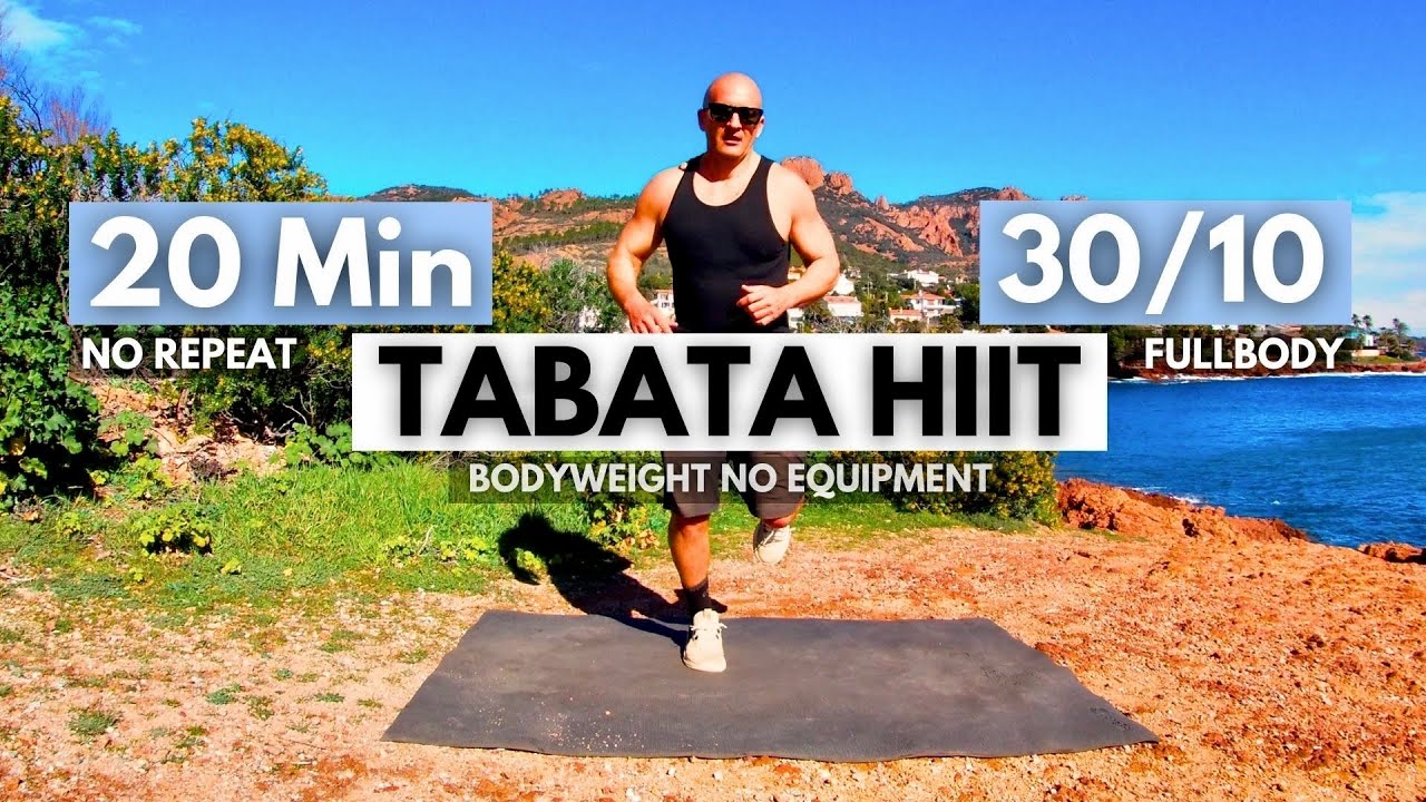 TABATA HIIT 20Min NO REPEAT 🔥 Full Body Workout  / Tabata 30/10 / Interval training