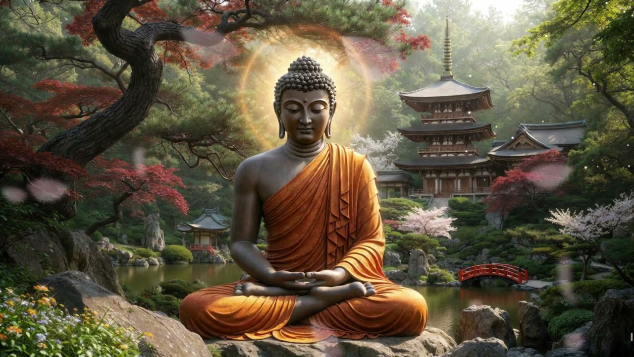 1 Hour Zen Garden Meditation:Peaceful Temple Sounds for DeepSleep & Inner Focus ⛩️✨|Pure Zen Library