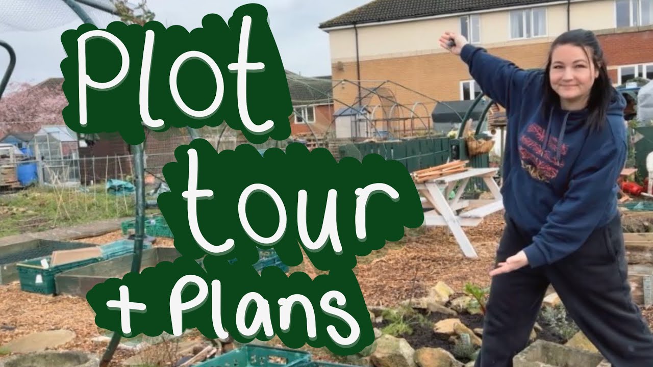 March plot tour and plans | #allotmentplottour #seedsowing 