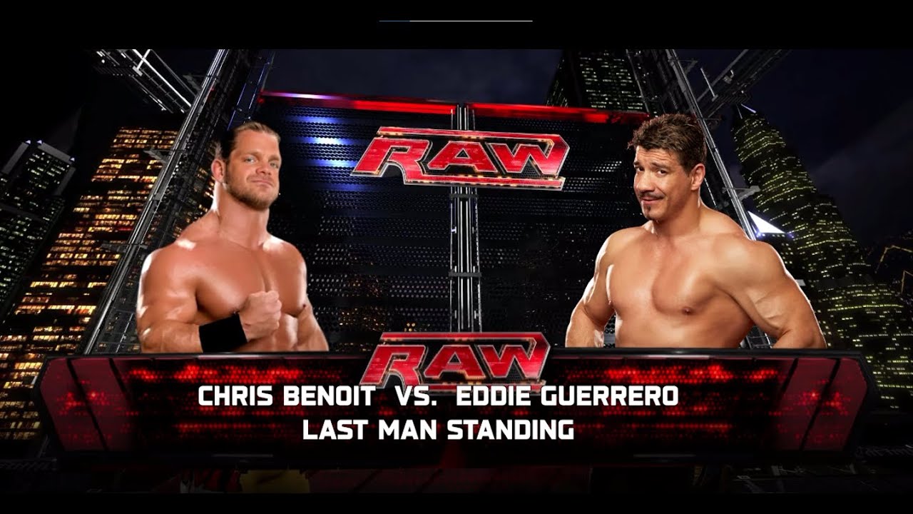 WWE 2K25 Chris Benoit VS Eddie Guerrero Last Man Standing